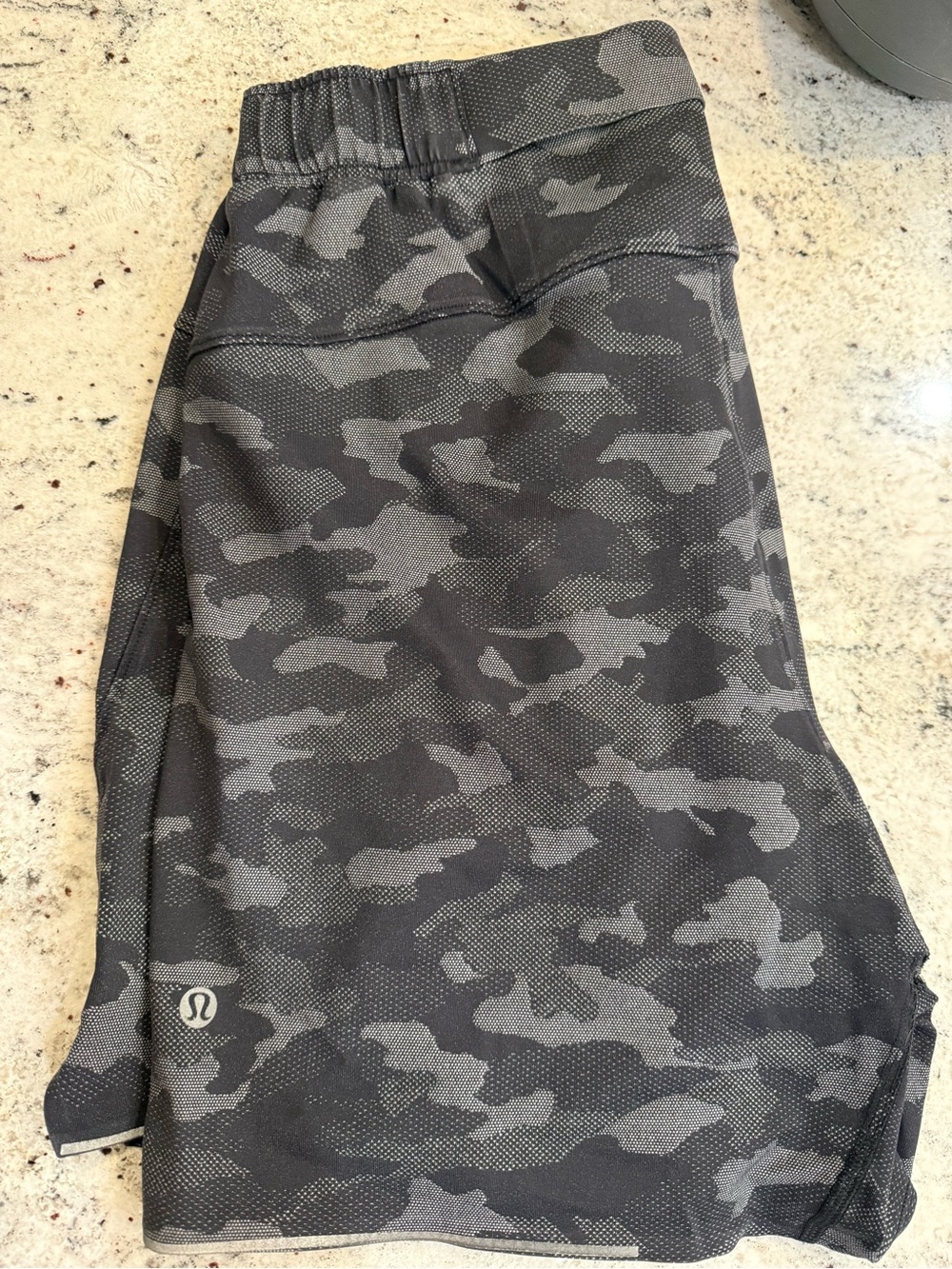 Lululemon Men’s Gray Black Camo Shorts